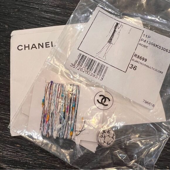 CHANEL Multicolor Striped Mini Dress - Picture 3 of 14